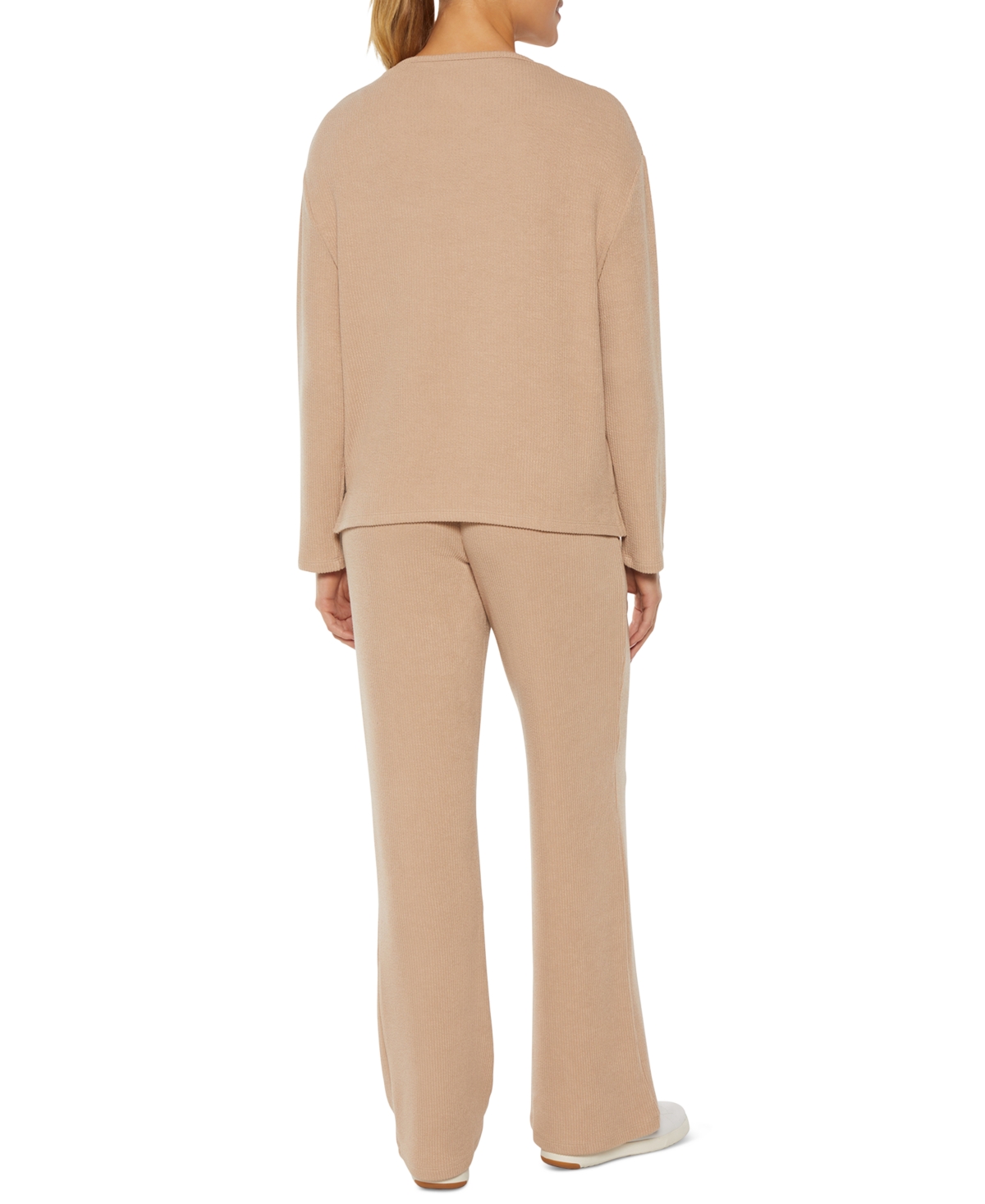 Three Dots Women's Bexley Chest-Pocket Long-Sleeve Top