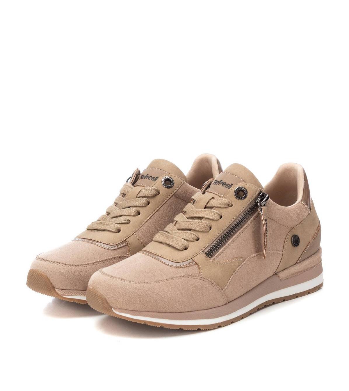 Xti Women's Casual Suede Sneakers By