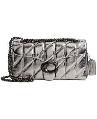 Coach Metallic Tabby COACH Metallic Leather Quilted Tabby Shoulder 