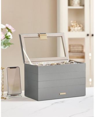 Stackable Jewelry Storage Trays – Efficient Organization for All Your Accessories