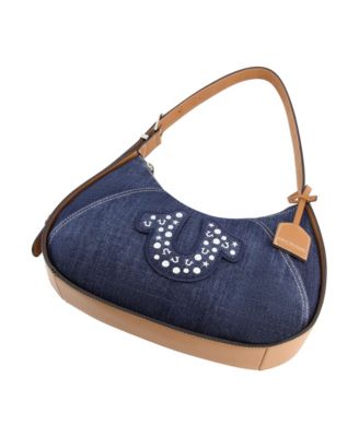 True Religon Strudded logo Denim Hobo