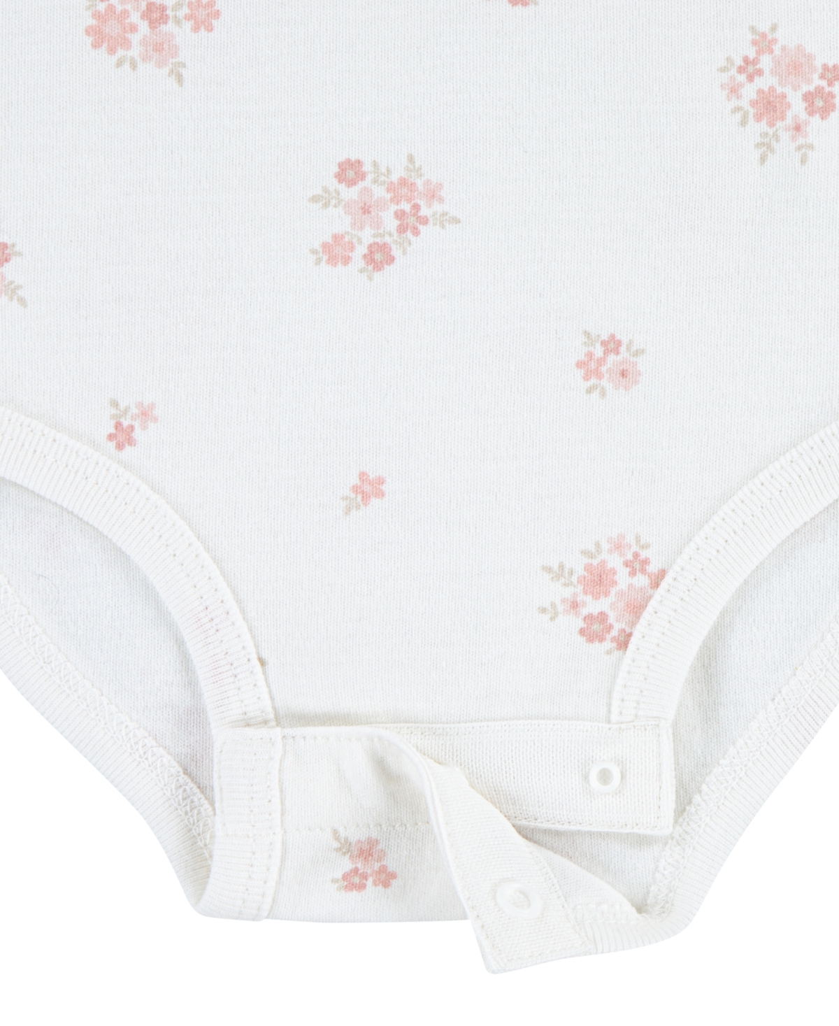 Huggies Baby Girls Organic Short Sleeve Bodysuits 3-Pack
