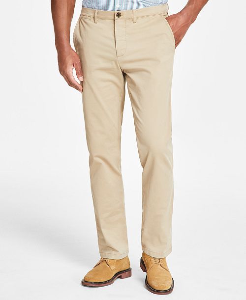 alfani Tommy Hilfiger Men's TH Flex Stretch Regular-Fit Chino Pant Men's Fashion & Accessories