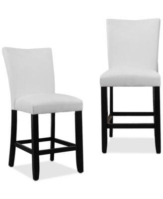 Kellet 2 Pc. Faux Leather Counter Height Chair Set
