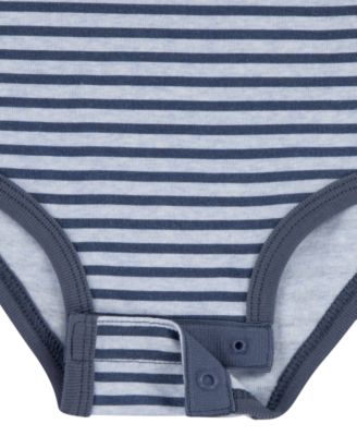 Baby Boys Short Sleeve Bodysuit, Crew and Pants 3-Piece Set