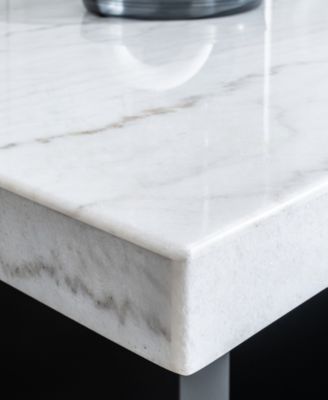 Kellet Square Marble Counter Height Dining Table, Created for Macy's