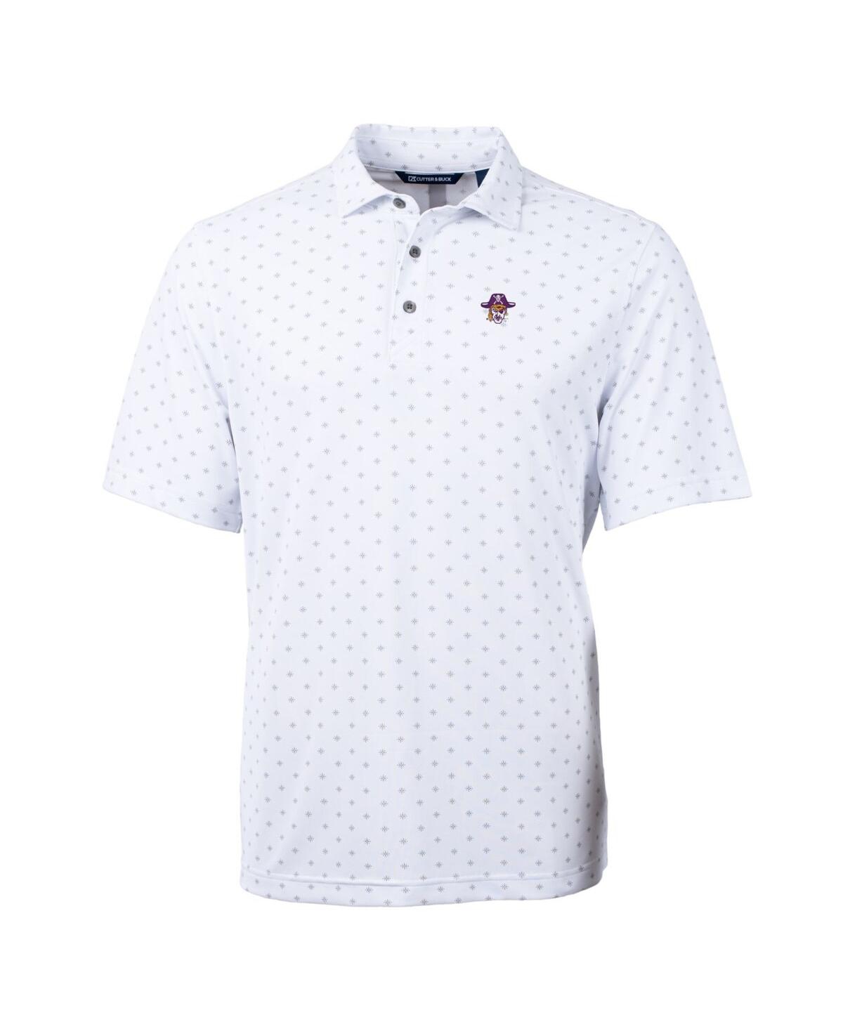 Cutter & Buck Men's White Ecu Pirates Virtue Eco Pique Tile Polo In White