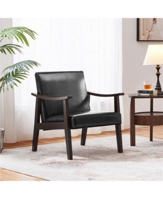 Modern Accent Chair Mid-Century Upholstered Armchair
