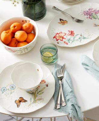 Butterfly Meadow II 65 Pc. Flatware Set, Service for 12