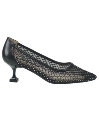 Women's Elise Mesh and Stone Heel