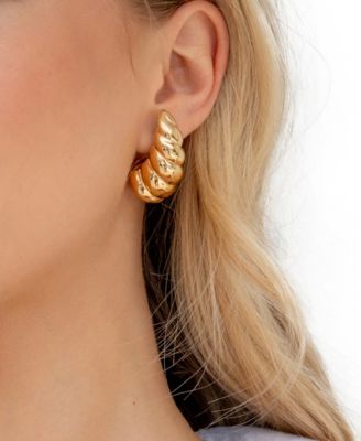 Bobine Statement Stud Earrings