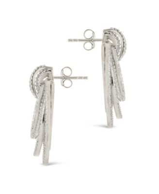 Jordana Cubic Zirconia Statement Circle Stud Earrings