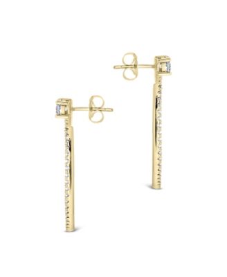 Cindy Cubic Zirconia Circle Stud Earrings