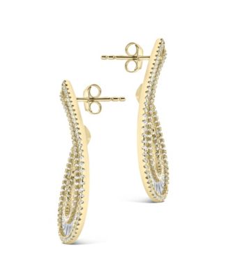 Yasmin Cubic Zirconia Statement Drop Earrings