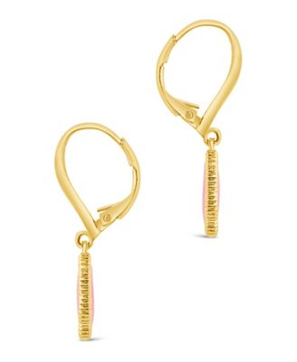 Rose Petal Short Drop Earrings