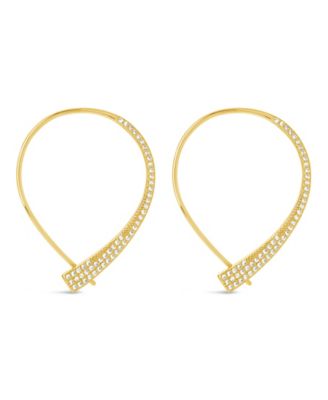Carlotta Cubic Zirconia Threader Earrings