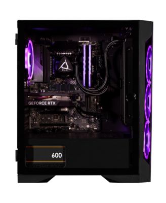 SET Gaming Desktop - Liquid Cooled Intel Core i7 13700KF 3.4GHz 16-Core Processor, 32GB DDR5 Memory, GeForce RTX 4060 8GB GDDR6 Graphics, 1TB SSD, 4TB HDD, WiFi, Windows 11 Home 64-bit
