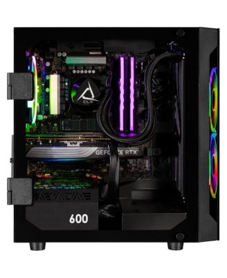 SET Gaming Desktop - Liquid Cooled Intel Core i7 14700KF 3.4GHz 20-Core Processor, 32GB DDR5 Memory, GeForce RTX 4060 Ti 16GB GDDR6 Graphics, 1TB SSD, 4TB HDD, WiFi, Windows 11 Home 64-bit