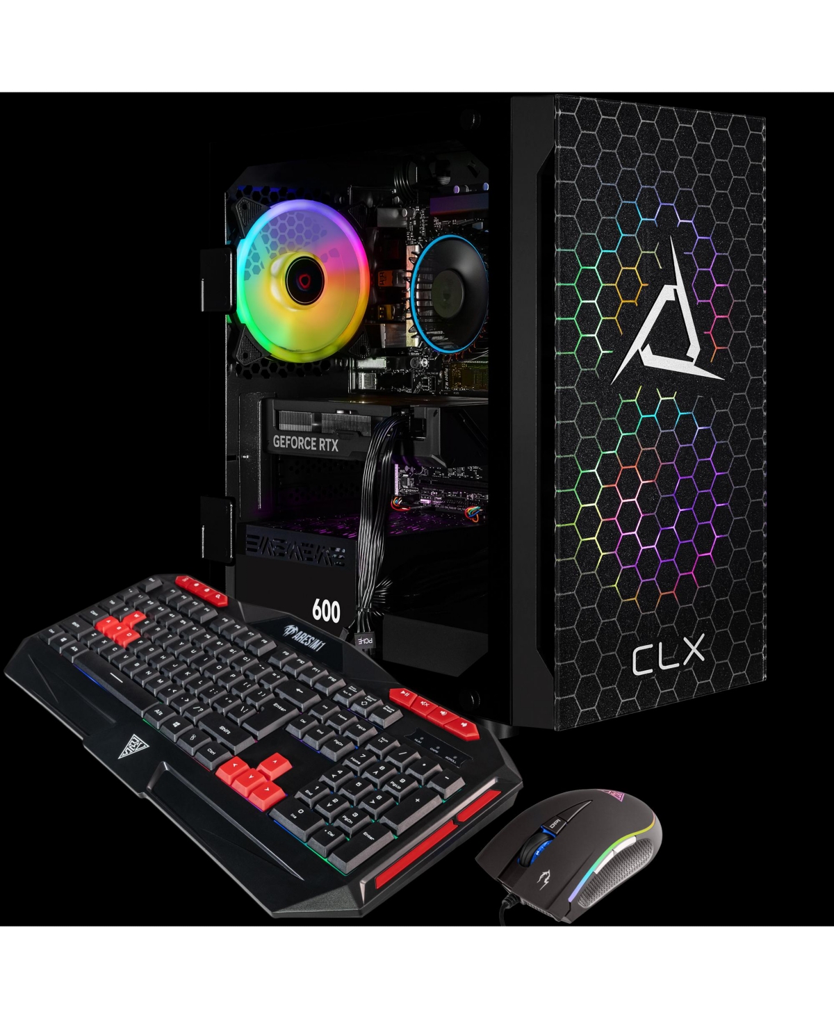 Clx Set Gaming Desktop - Intel Core i5 12400F 2.5GHz 6-Core Processor, 16GB DDR4 Memory, GeForce Rtx 4060 8GB GDDR6 Graphics, 1TB Ssd, 2TB Hdd, WiFi