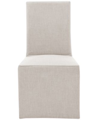 39" 2-Pc. Wood Mindy Sunbrella Slipcover Dining Chair