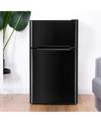 3.2 cu ft Compact Stainless Steel Refrigerator
