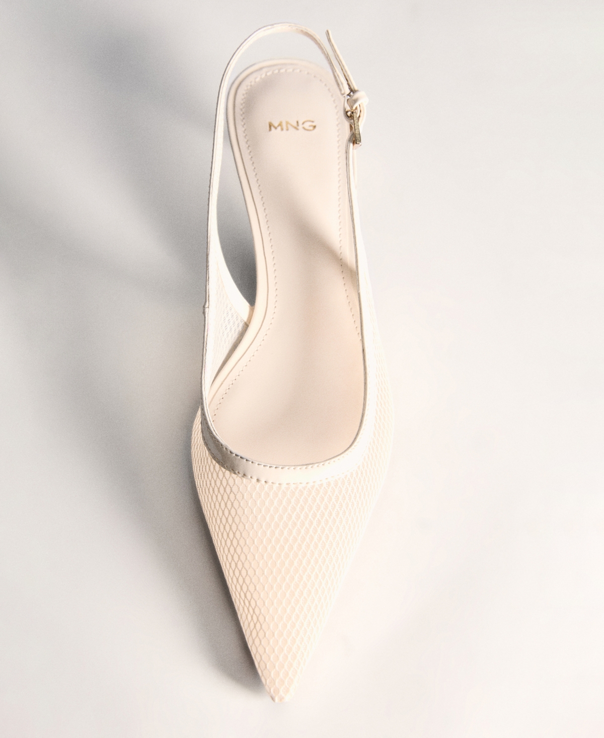 Mango Women's Heeled Mesh Shoes
