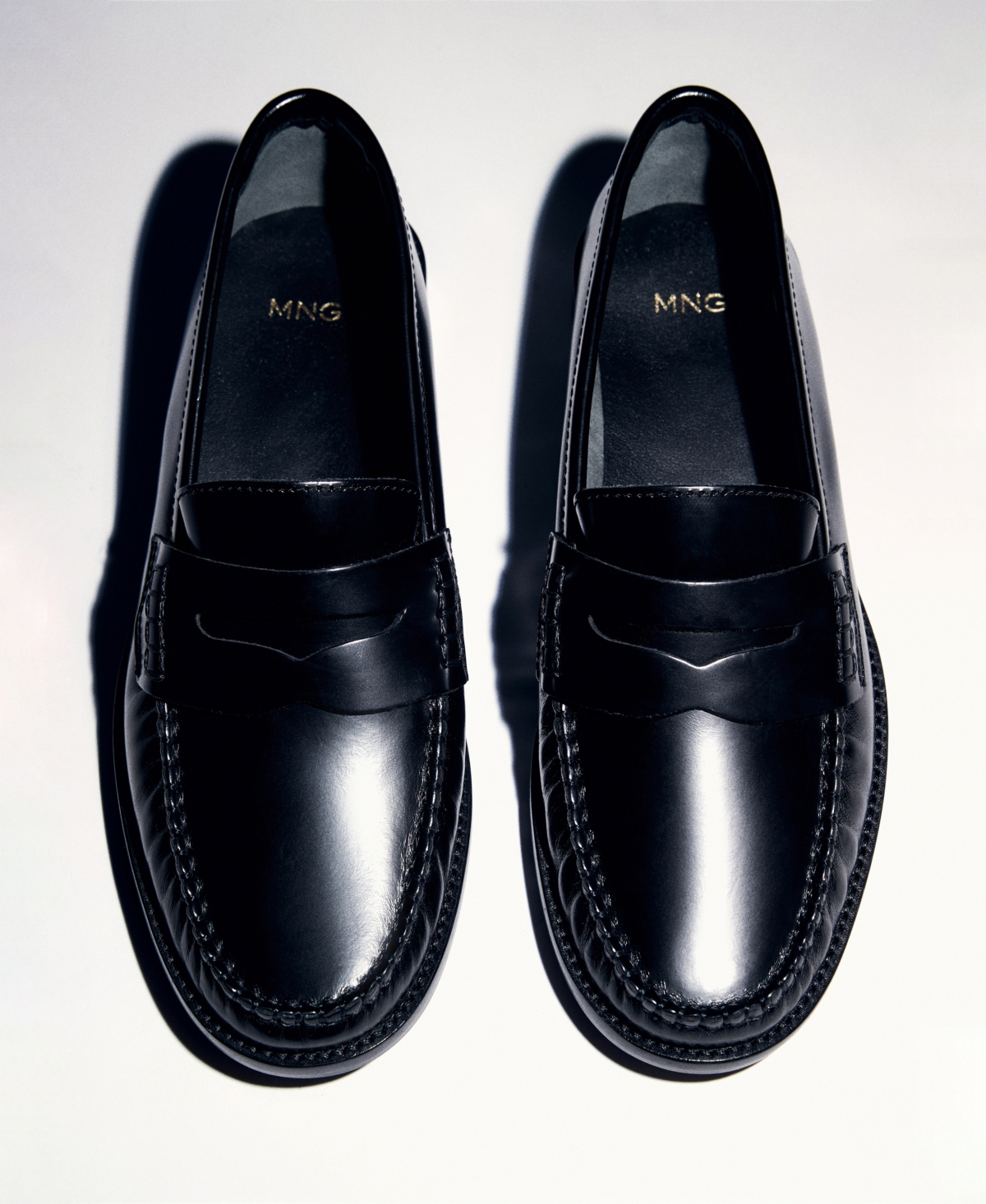 Mango Women's Leather Moccasins