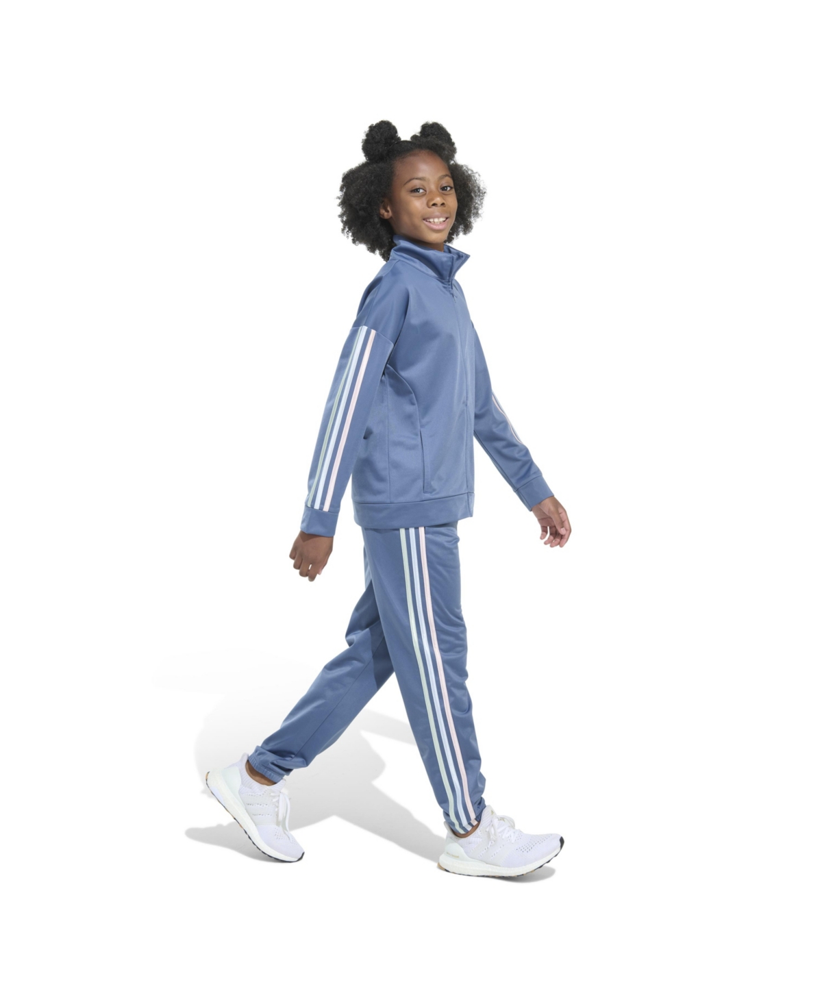 adidas Big Girls 3-Stripe Classic Tricot, 2-Piece Set
