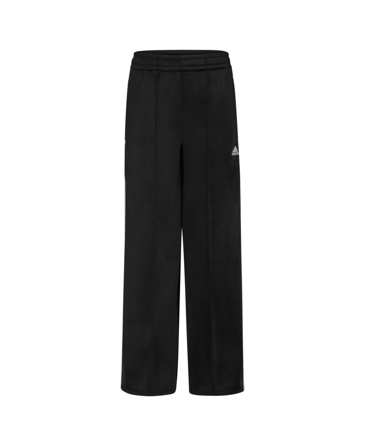 adidas Big Girls Elastic Waistband Wide Leg Tricot Pant