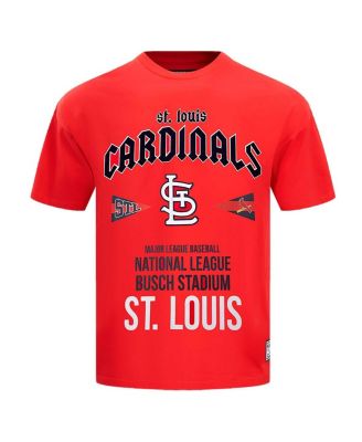 Men's Red St. Louis Cardinals Oversized City Tour T-Shirt
