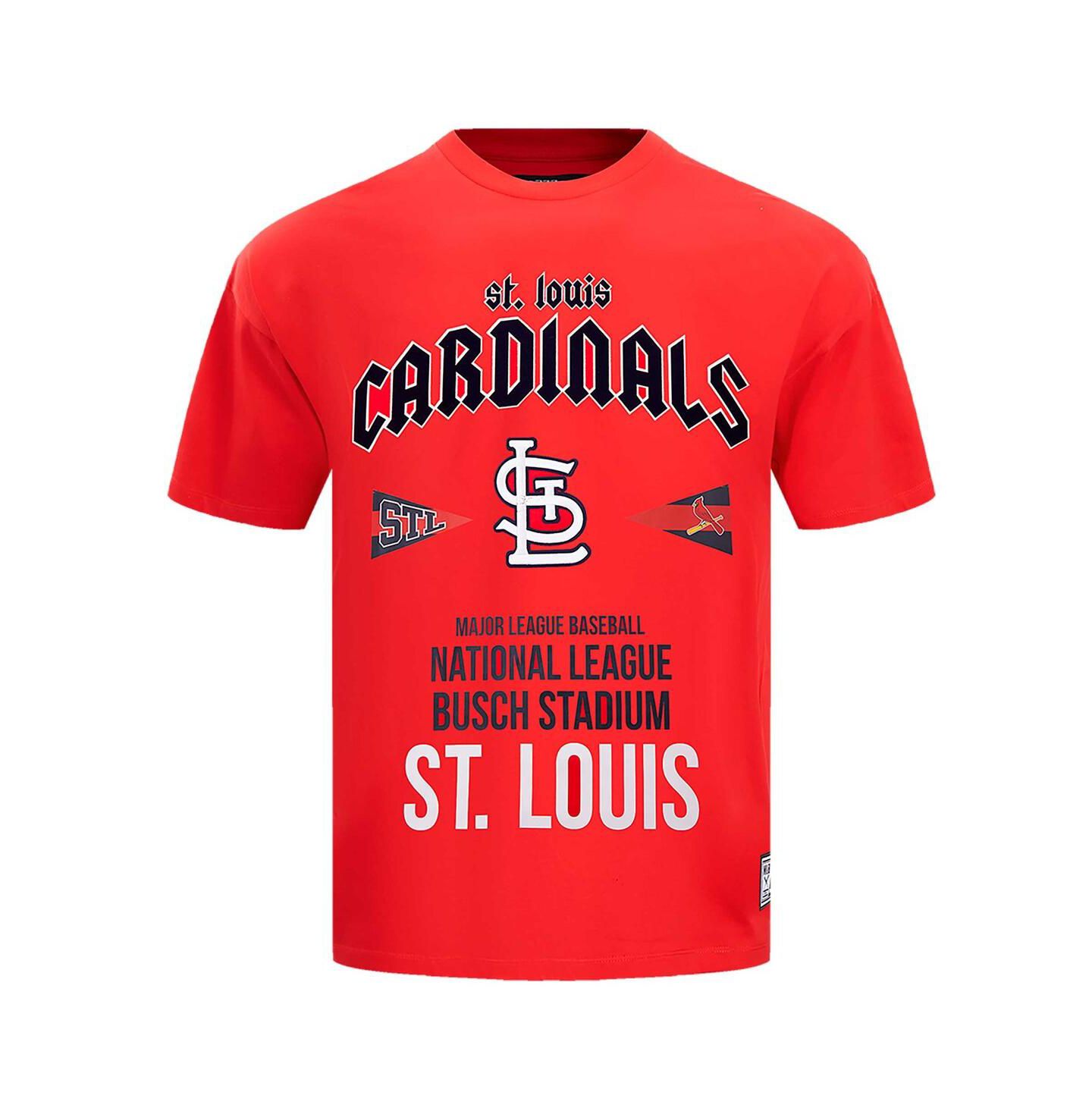Мужская футболка Pro Standard Red St. Louis Cardinals Oversized City Tour — фото 3