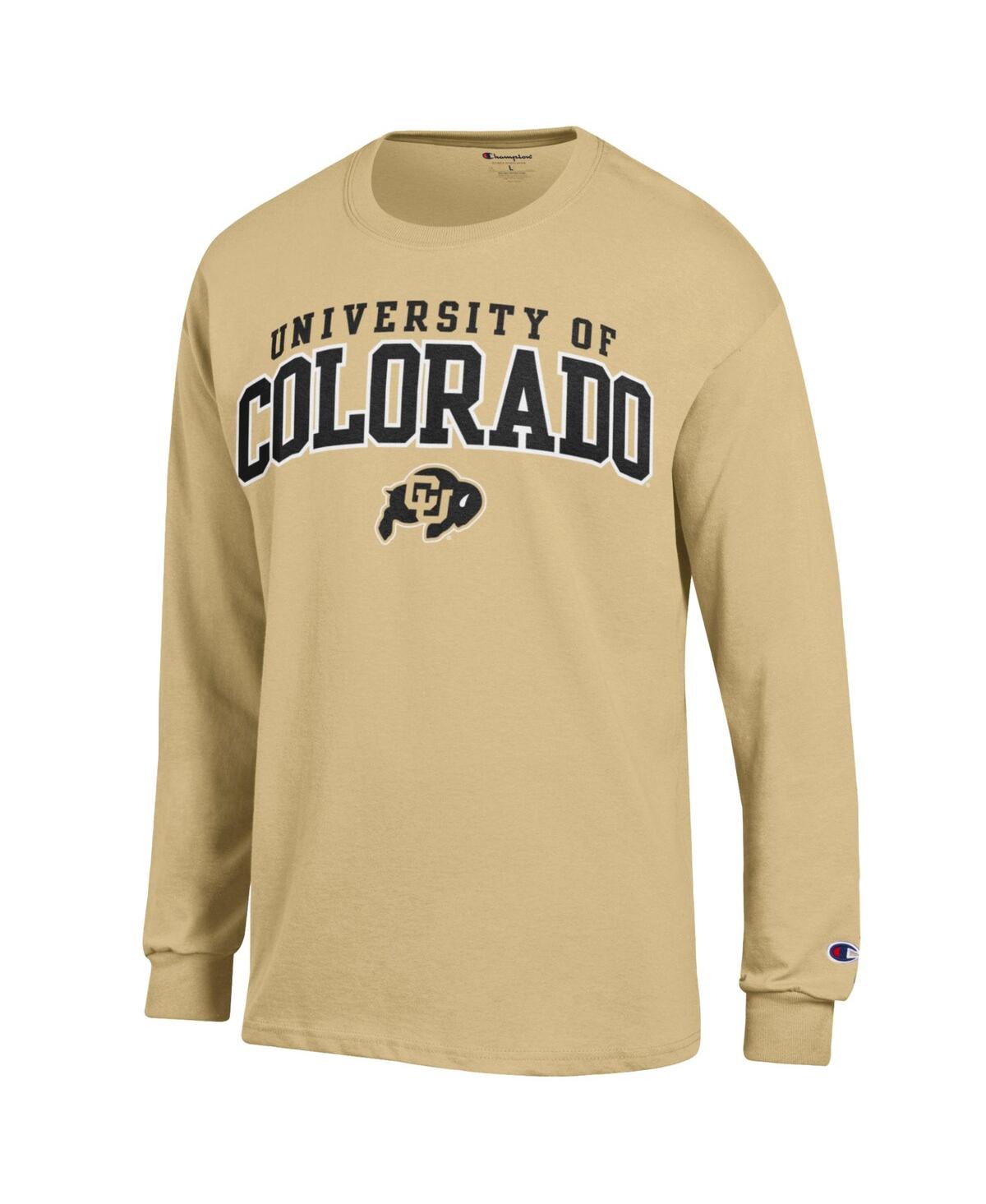 CHAMPION MEN'S TAN COLORADO BUFFALOES PROPERTY OF LONG SLEEVE T-SHIRT