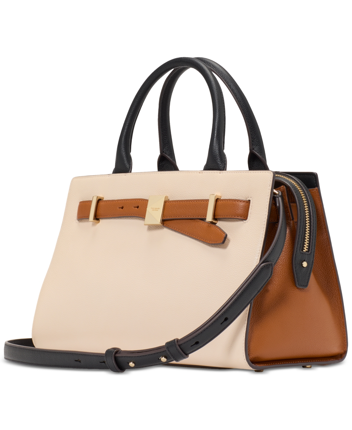 kate spade new york Deco Colorblocked Leather Satchel