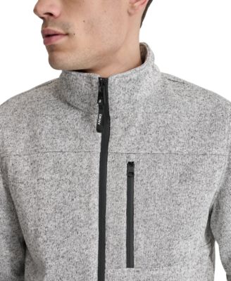 Men's Sweater-Knit Fleece Jacket 