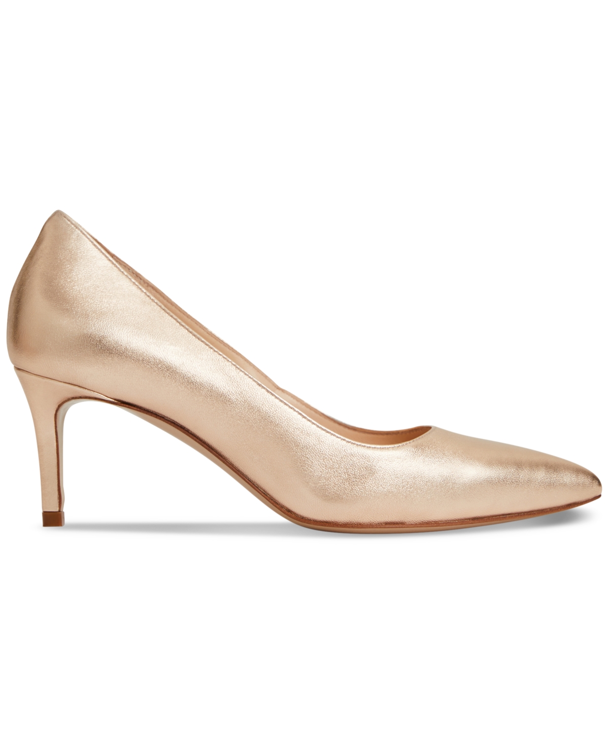 Bruno Magli Tara Pointed Toe Pump In Gold