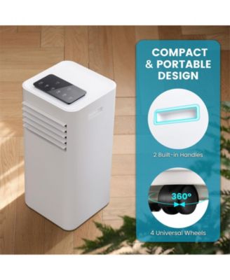 10000 BTU Portable Air Conditioner with Sleep Mode-White