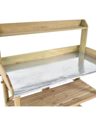 Garden Wooden Plant Bench Work Station