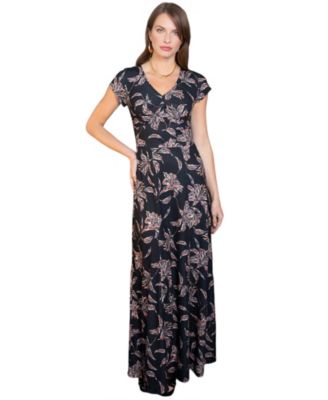 hotsquash maxi dress HotSquash London  JacquardFlower
