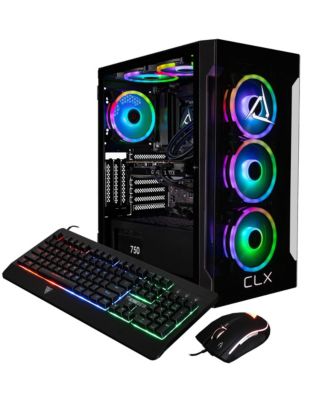 SET Gaming Desktop - Liquid Cooled Intel Core i9 14900KF 3.2GHz 24-Core Processor, 32GB DDR5 Memory, GeForce RTX 4070 SUPER 12GB GDDR6X Graphics, 1TB SSD, 4TB HDD, WiFi, Windows 11 Home 64-bit
