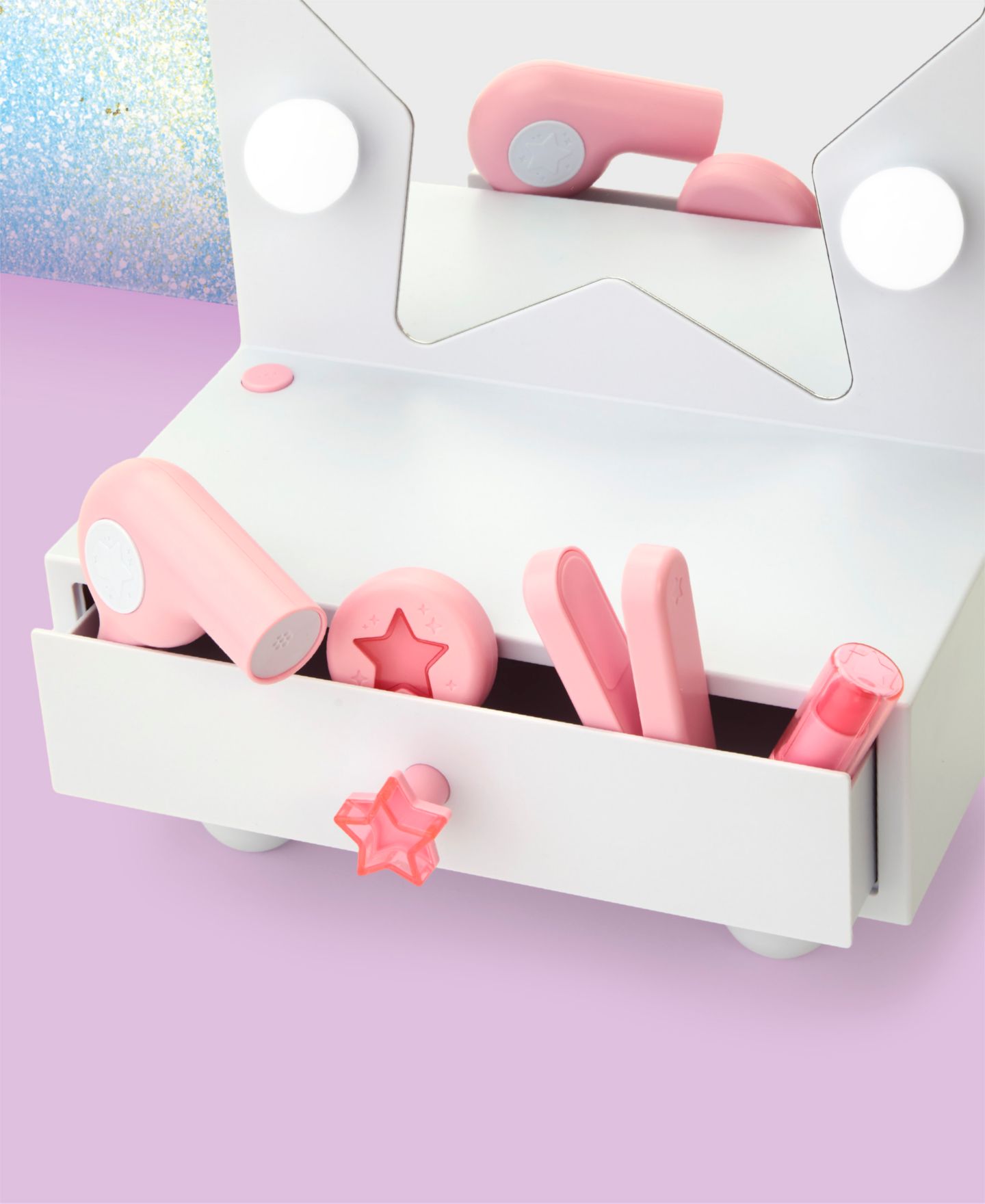 Детский игровой набор Geoffrey's Toy Box Starlight Glam Light-Up Vanity Playset — фото 6