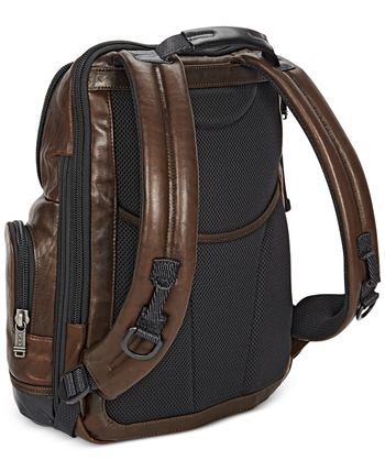 Tumi knox on sale leather backpack