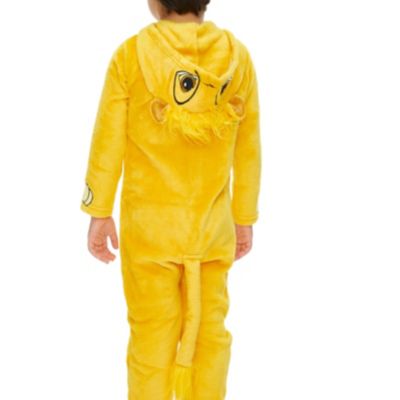 Little Boys Disney Simba Zip Up Cosplay Coverall Newborn to
