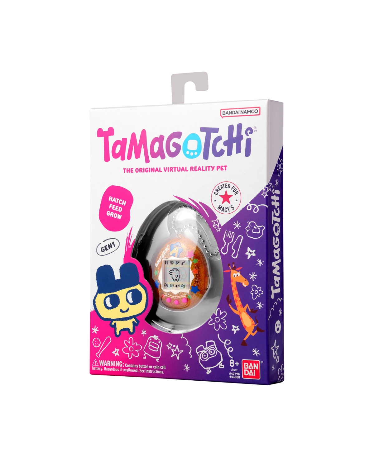 Original Tamagotchi Nano Geoffrey The Giraffe Shell, Created For Macy's In Orange