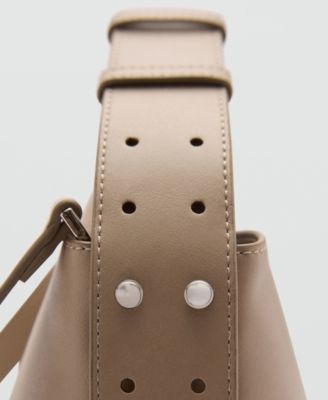 MANGO Women's Mini Shopper Shoulder Bag