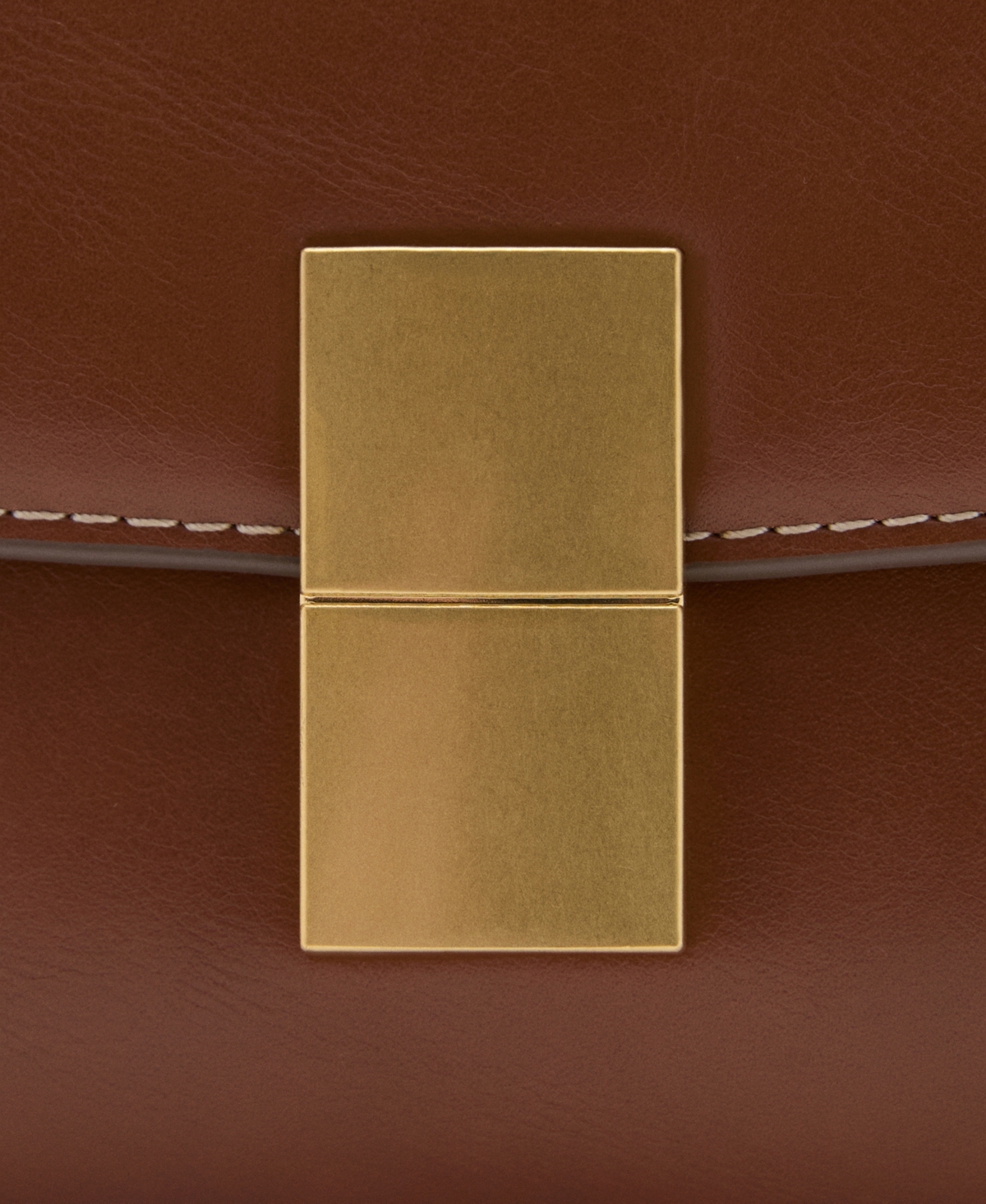 Mango Women's Metal Closure Crossbody Bag