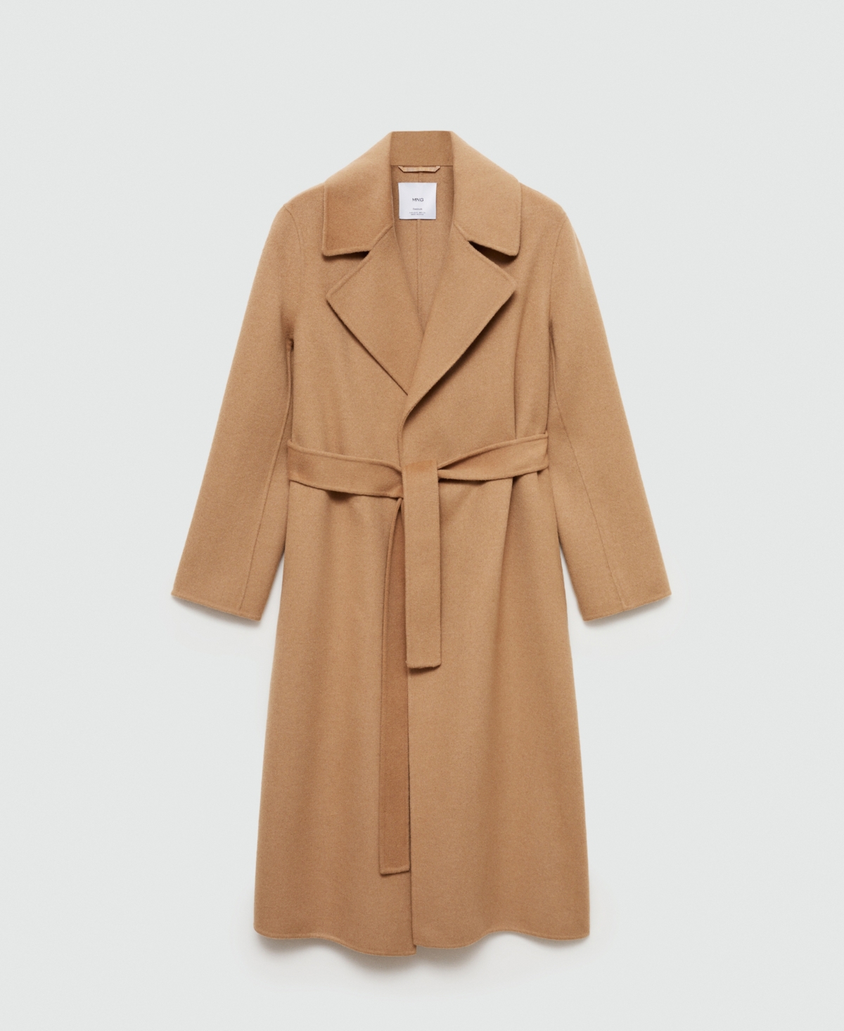 Mango Women's Belt Handmade Coat