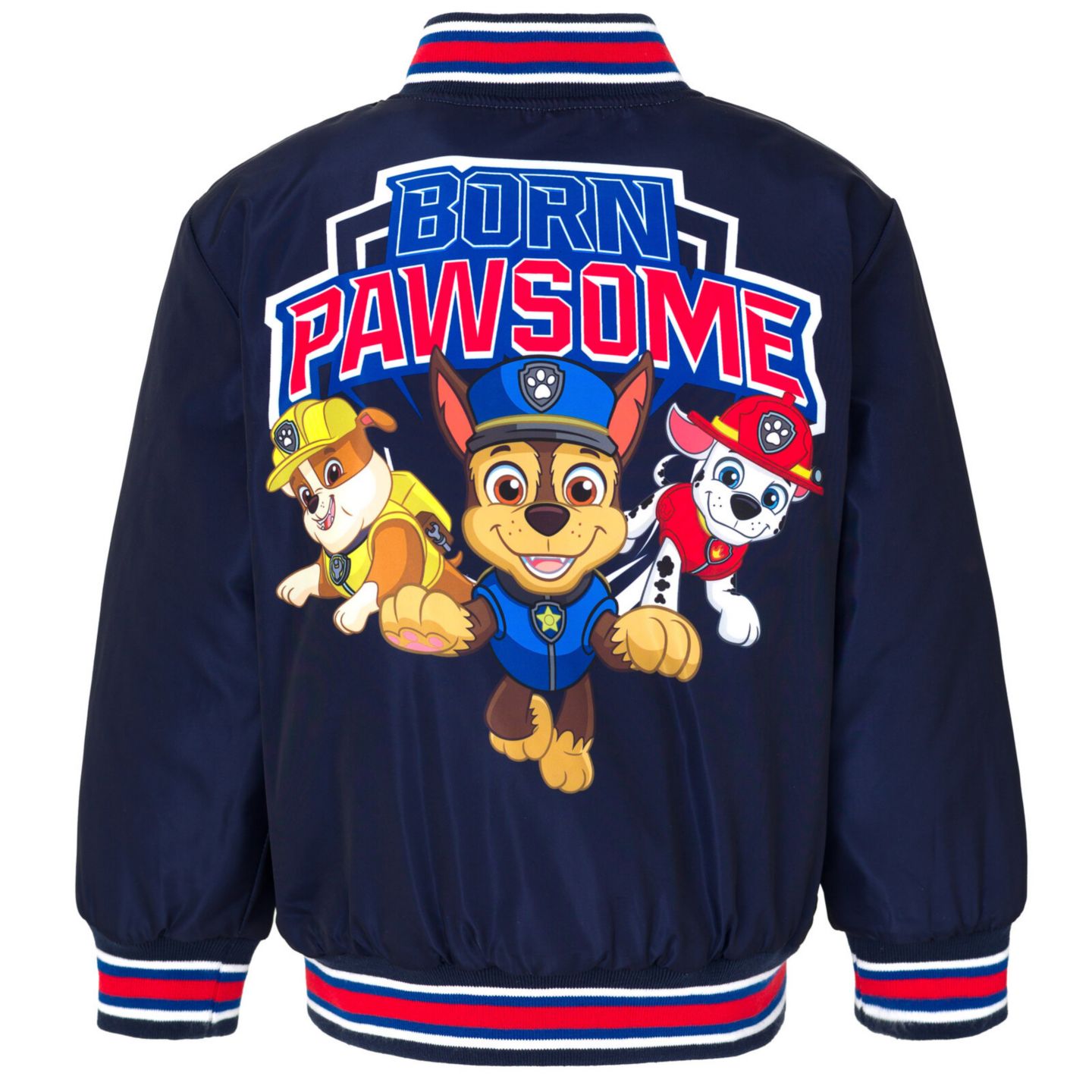Куртка Paw Patrol Zip Up Varsity Bomber Jacket to (2T - 7-8 для мальчиков-малышей, цвет: Тёмно-синий — фото 5