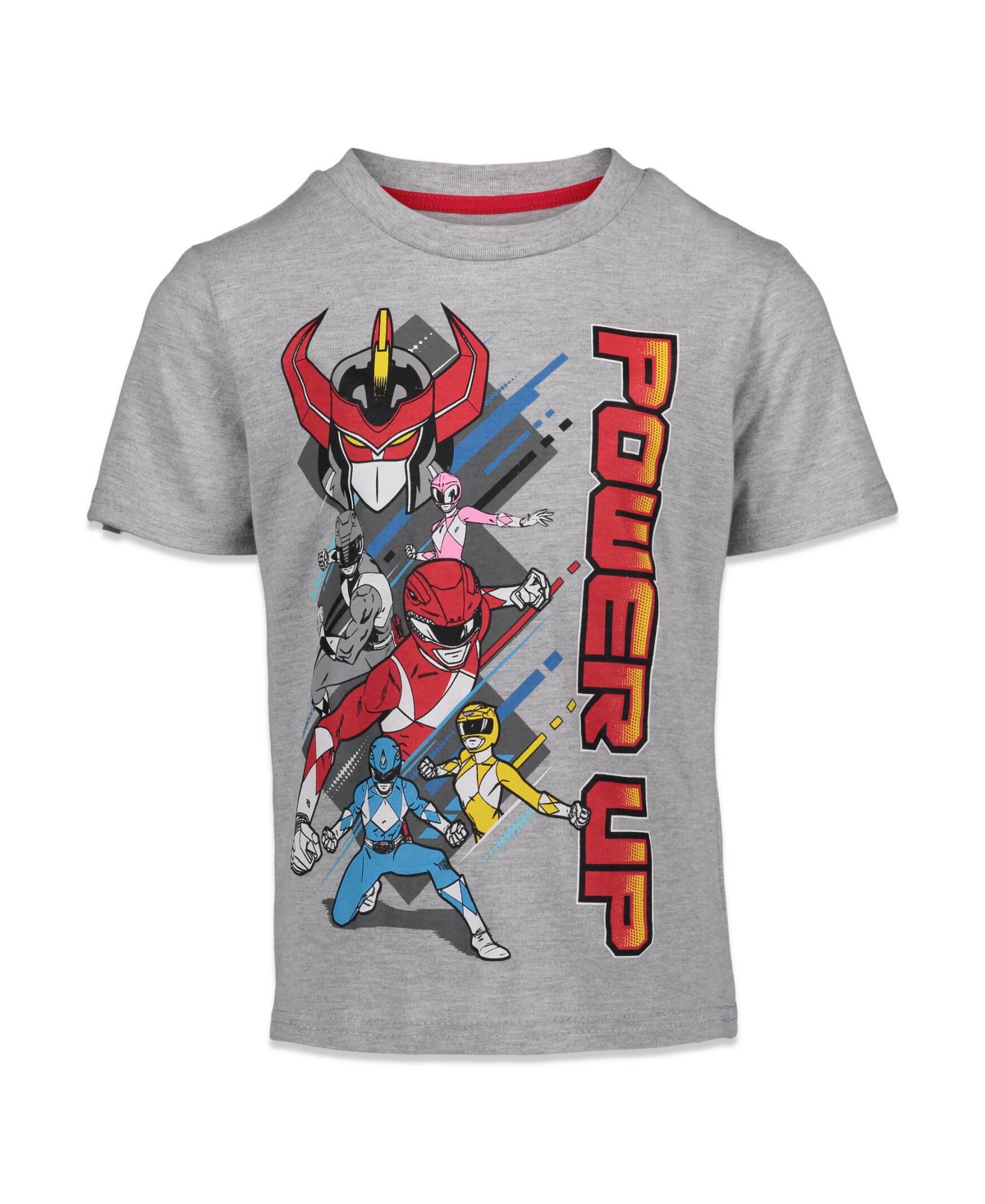 Power Rangers Little Boys 2 Pack T-Shirts -grey