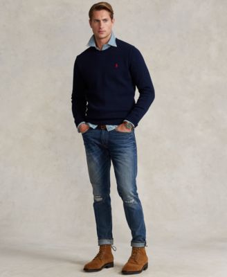 Men's Cotton Crewneck Sweater