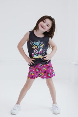 Toddler Girls Disney Tank Top and French Terry Shorts to